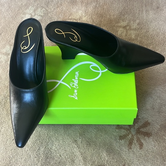 NWT Sam Edelman Black Mules ✨ - Picture 8 of 11